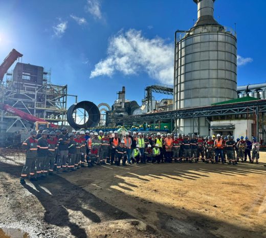 Foto equipe obra Berneck